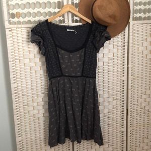 Kimchi Blue Urban Outfitters Floral Peasant Dress